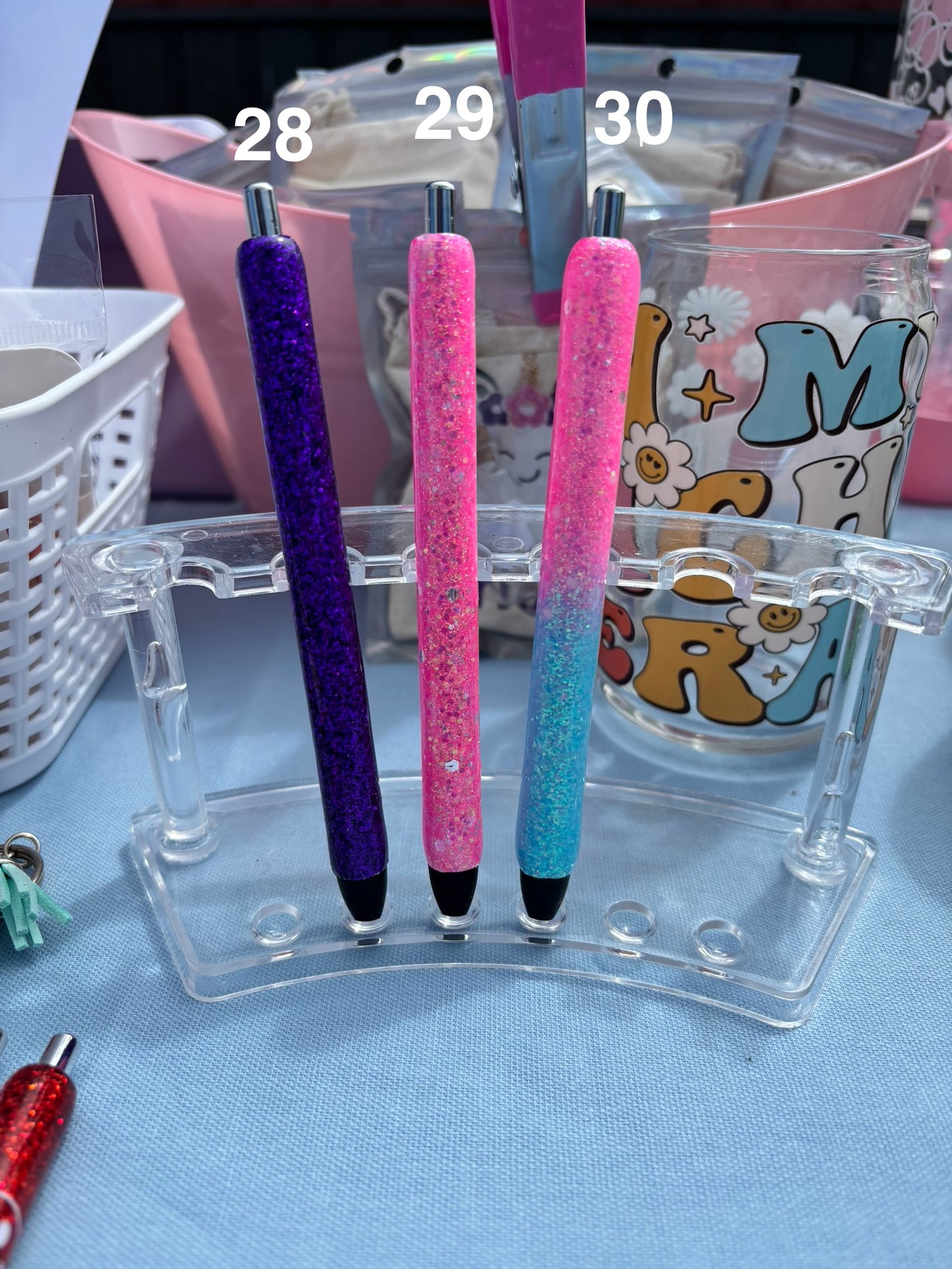 Ready To Ship Glitter Pens (no customization)
