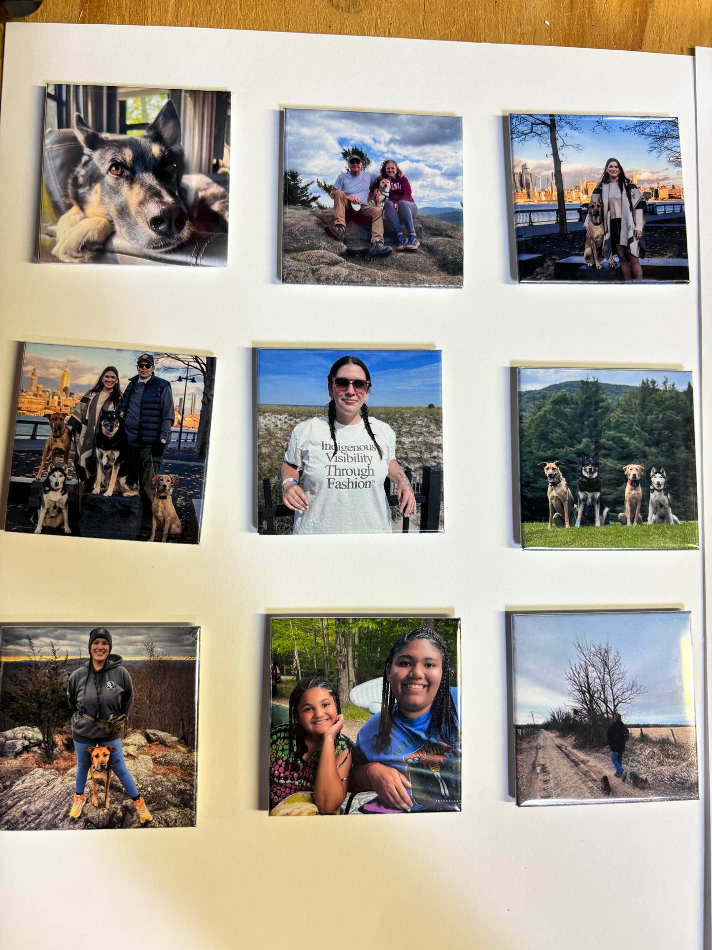 CUSTOM Photo Magnet - 2x2" Square Magnet - Pet, Family, or ANY Photos