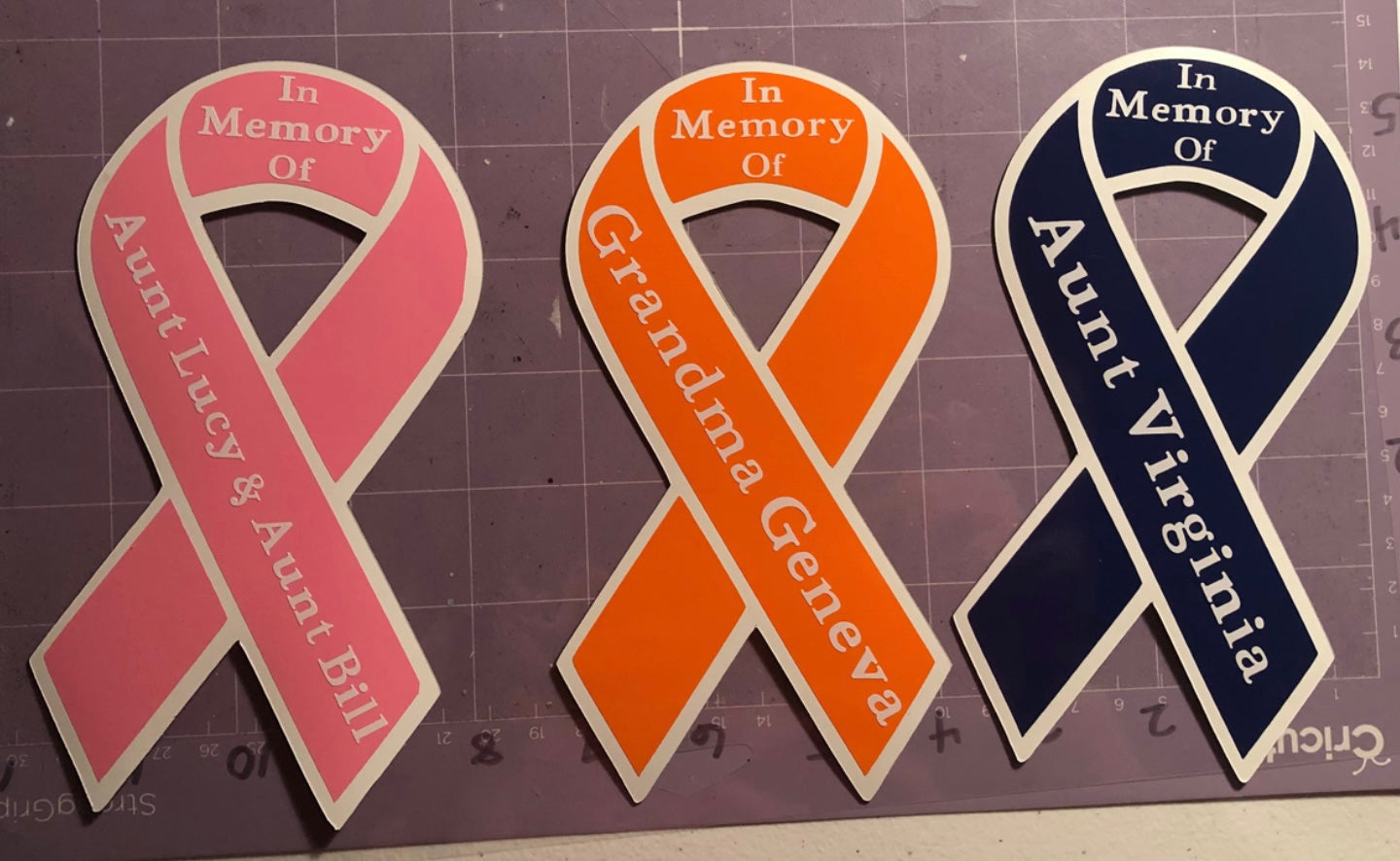 Cancer Ribbon Car Magnet