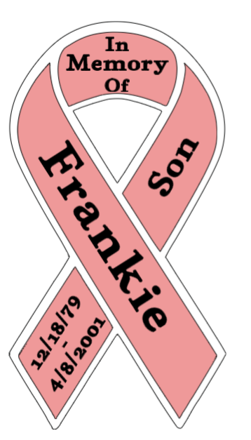Cancer Ribbon Car Magnet