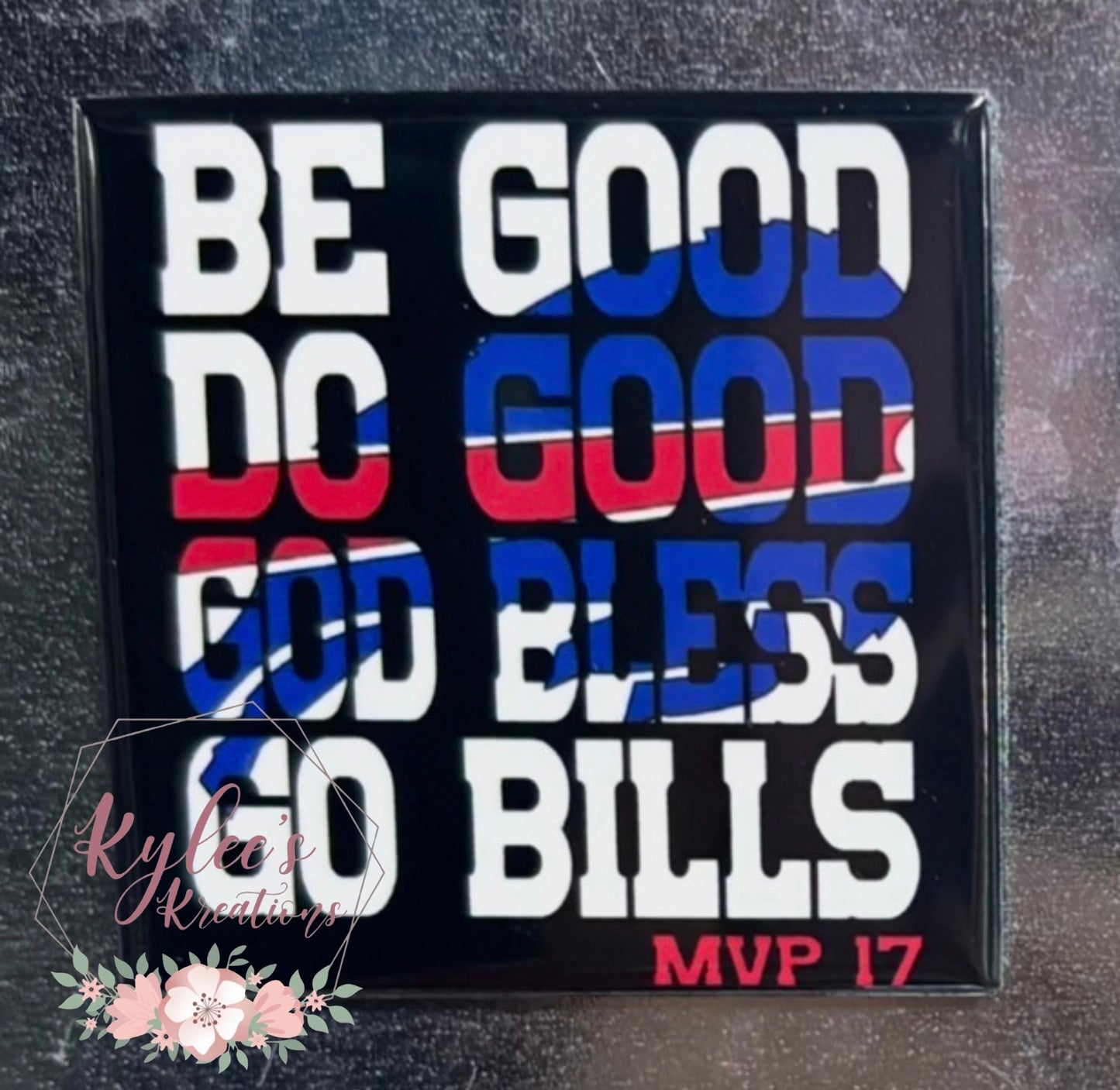 Go Bills Photo Magnet - 2x2" Square Magnet