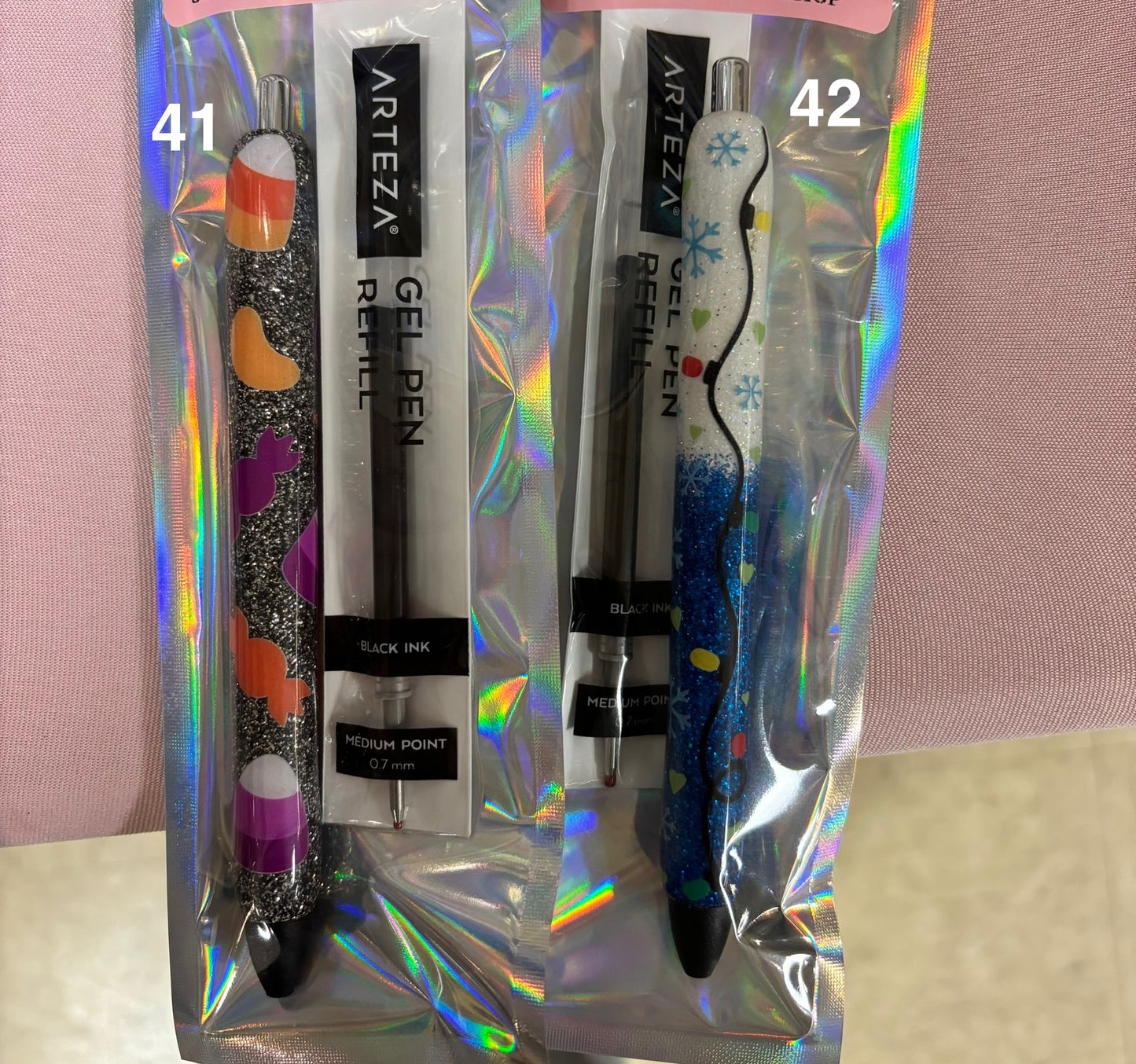 Ready To Ship Glitter Pens (no customization)