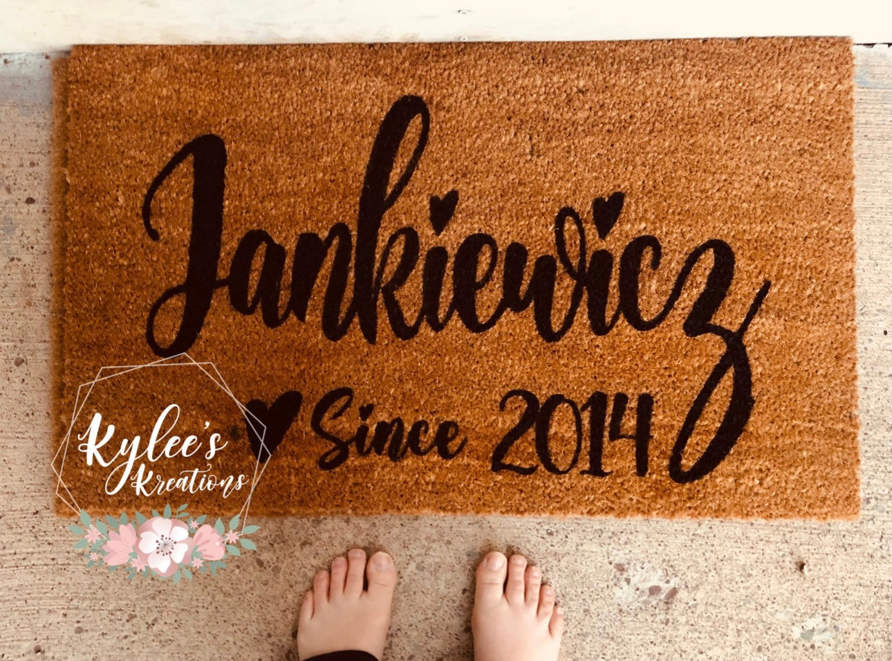 Last Name Doormat