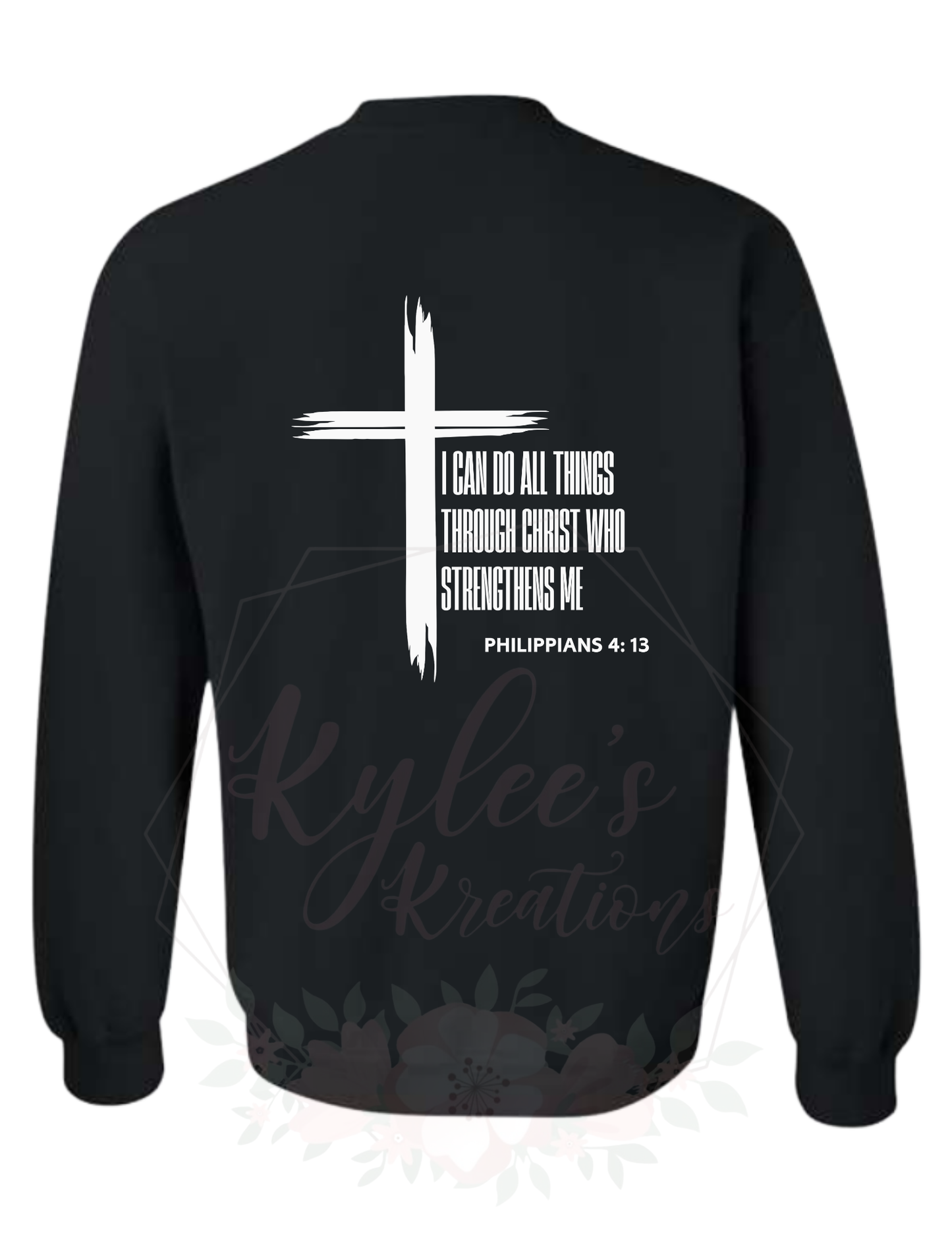 I Can Do All Things Through Christ Hoodie – Christian Scripture Sweatshirt Philippians 4:13 Faith Hoodie
