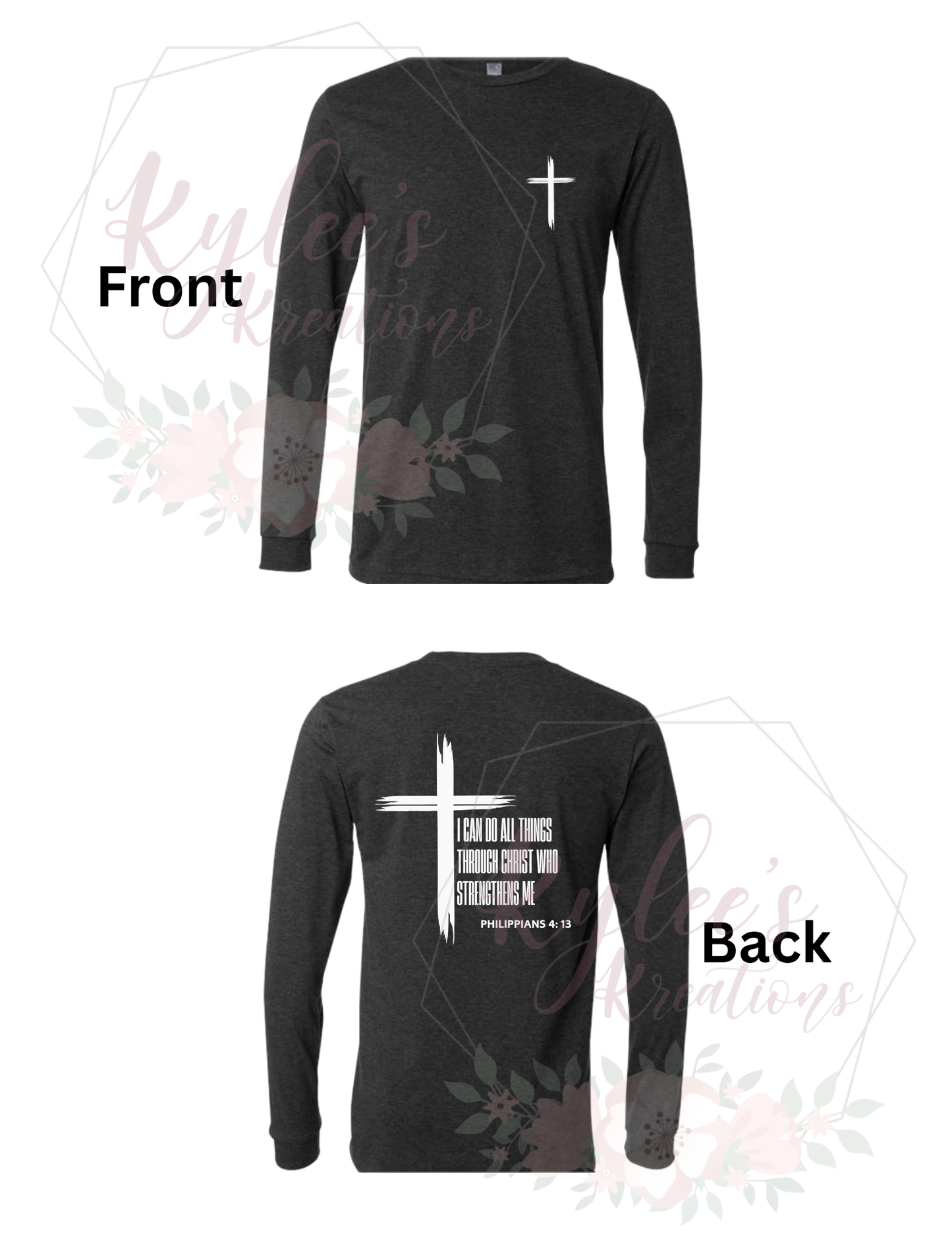 I Can Do All Things Through Christ Hoodie – Christian Scripture Sweatshirt Philippians 4:13 Faith Hoodie