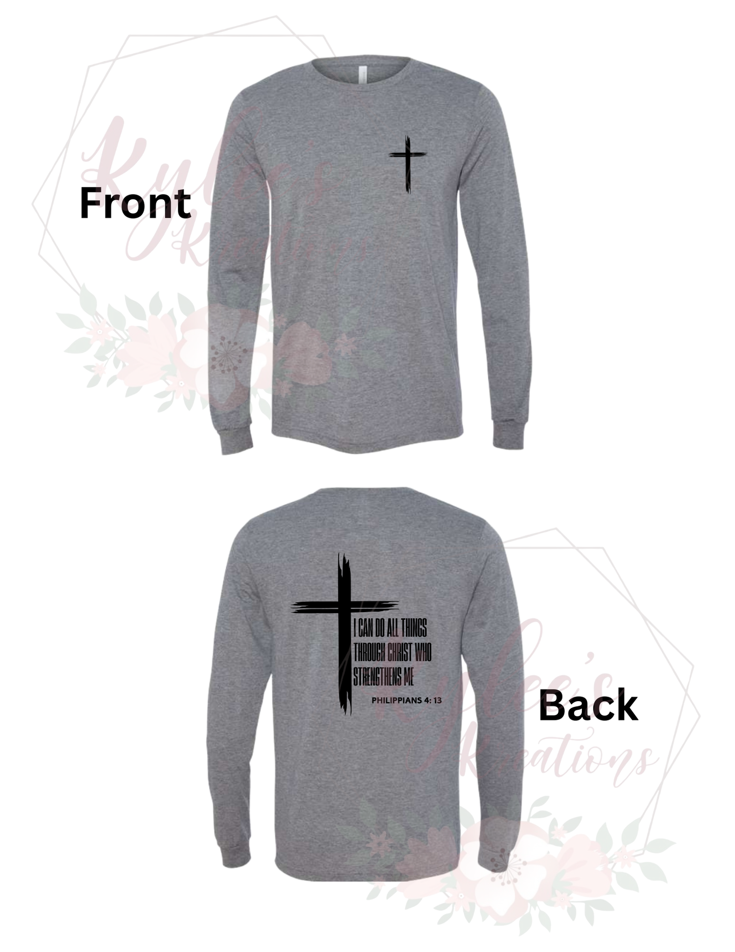 I Can Do All Things Through Christ Hoodie – Christian Scripture Sweatshirt Philippians 4:13 Faith Hoodie